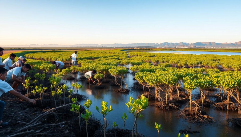Proyek Penanaman Mangrove Berkelanjutan